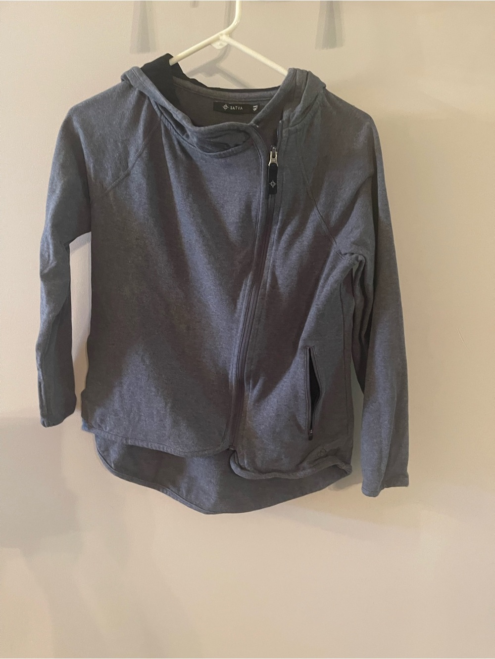 Ativa Charcoal Hooded Zip Sweatshirt